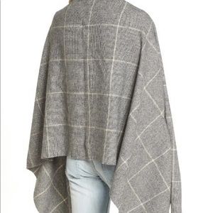 NWOT Madewell Micro Check Cape Scarf